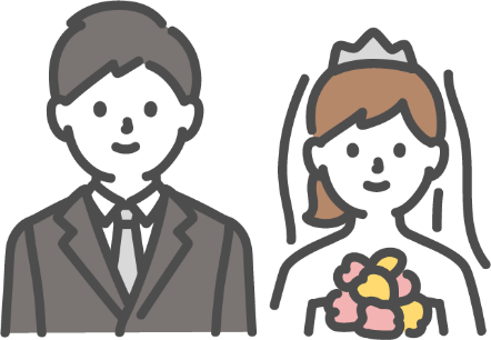 結婚式利用イラスト